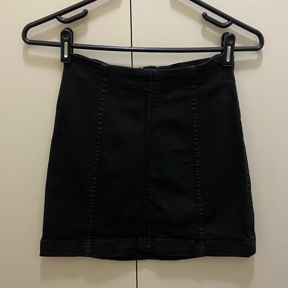Denim Free People Skirt
